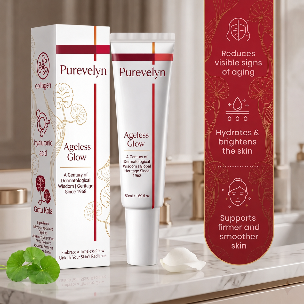 🔥 FLASH SALE: Buy 1 Get 1 FREE on Purevelyn Ageless Glow Cream! ⏳