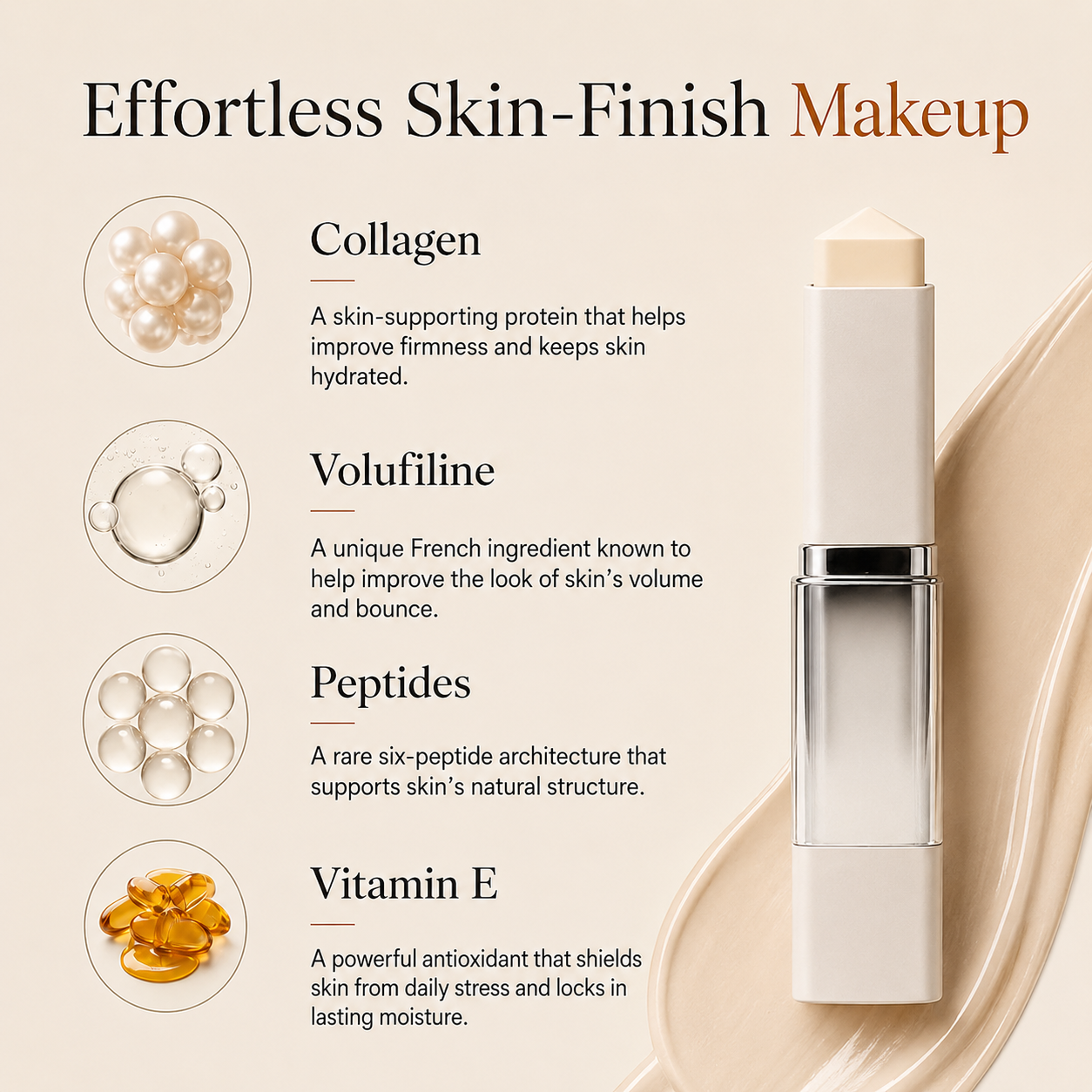 🔥Buy 1 Get 1 FREE ·Color-Changing Foundation Stick