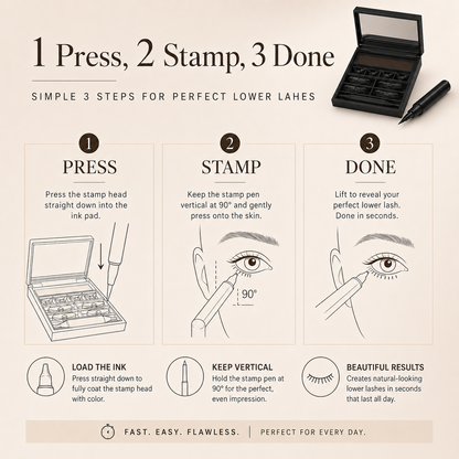 🥳2026 HOT SALE🥳 3-in-1 Eyeliner & Lower Lash Stamp Set