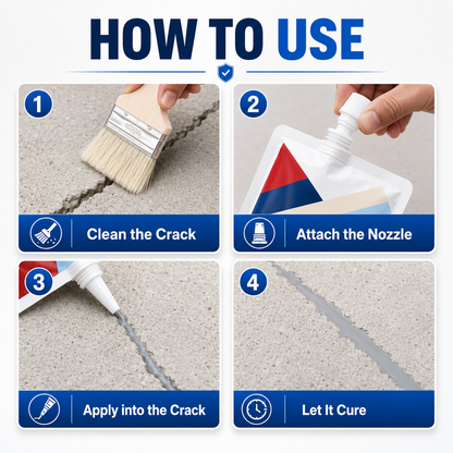 💥 Cracked Concrete? Fix It Fast — 200G/Bag | Save 50% Today!