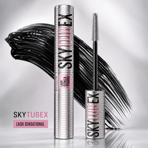 SkyTubex Tubing Mascara, 24H Extension-Like Length & Volume, Smudge-Proof