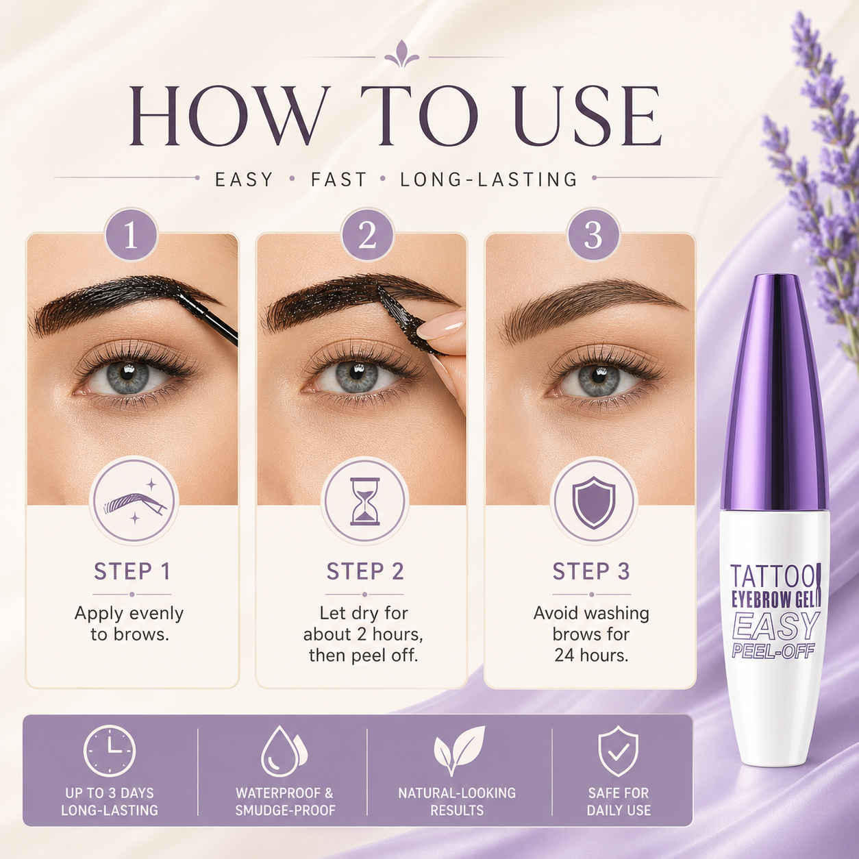 Wake Up With Perfect Brows – Lasts Up to 3 Days