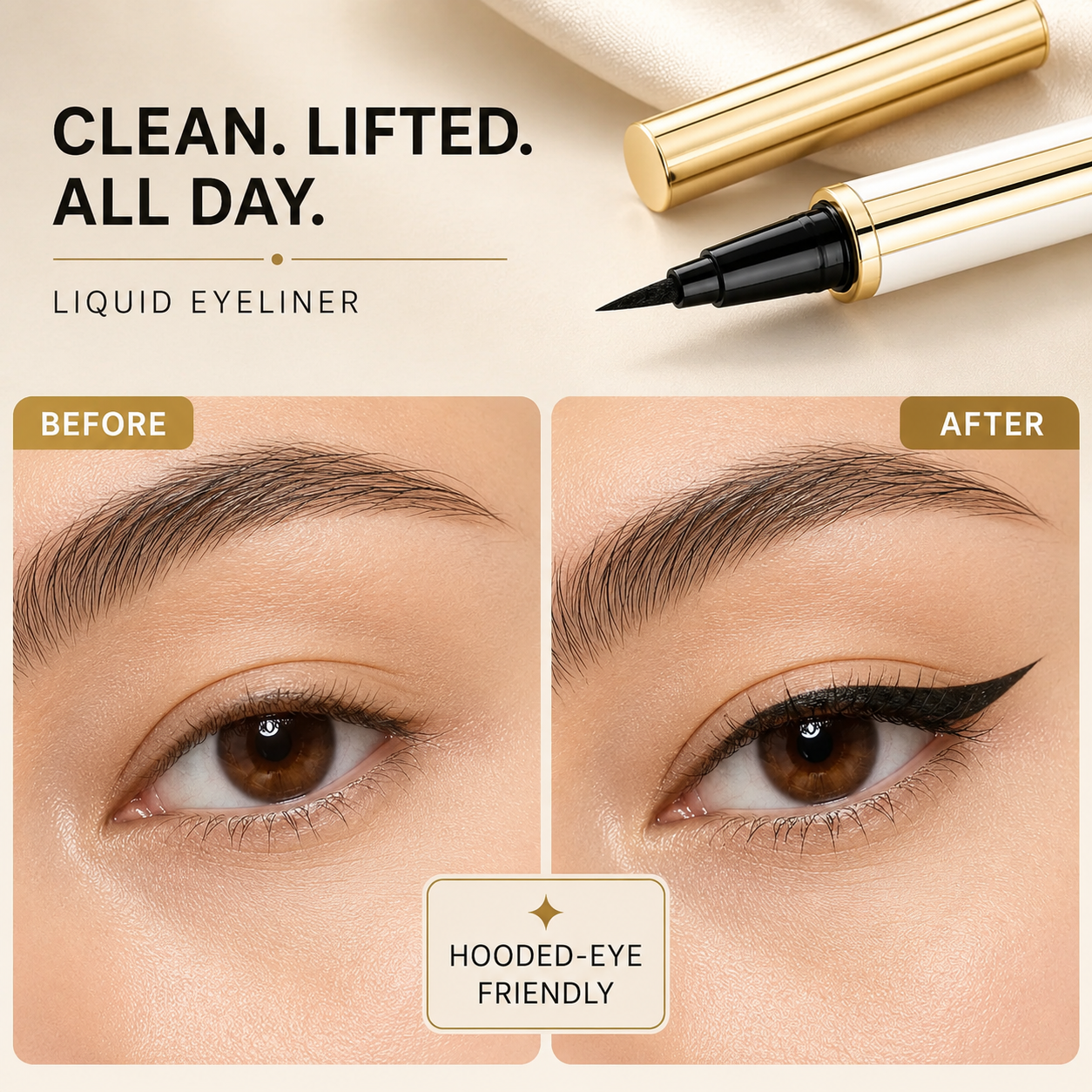 Precision Glide Waterproof Liquid Eyeliner Pen