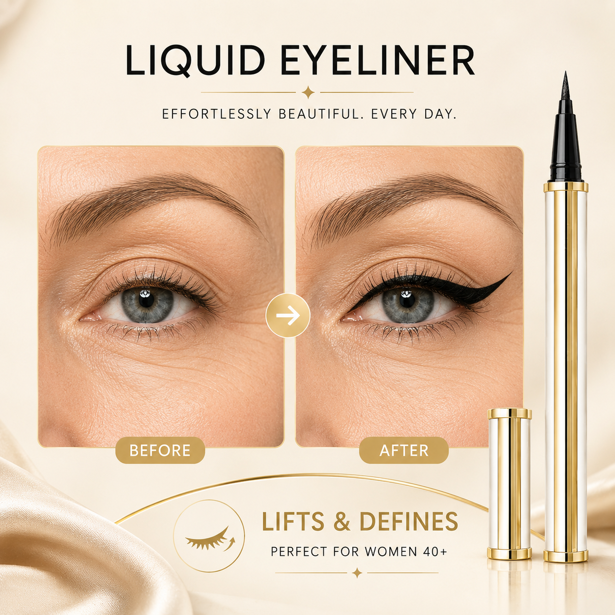 Precision Glide Waterproof Liquid Eyeliner Pen