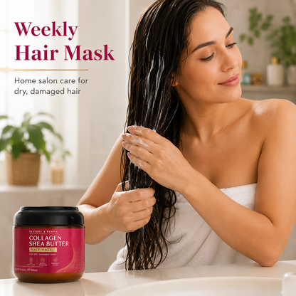 Collagen Shea Butter Hair Mask Deep Repair Conditioning