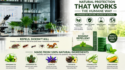 Get Rid of Rats & Mice — Without Poison, Traps, or Chemicals