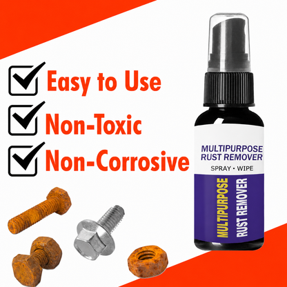 🔥Last Day-Buy 1 Get 1 Free🔥Heavy-Duty Rust Remover Spray for Metal – Multi-Purpose Fast-Acting Rust Cleaner
