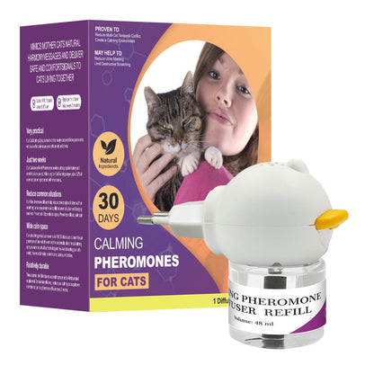 Stop Pet Anxiety Fast - Calming Pheromone Diffuser for Cats &Dogs