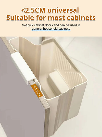 Foldable Hanging Trash Can – Space Saving, Leak Proof & Easy to Clean🧼
